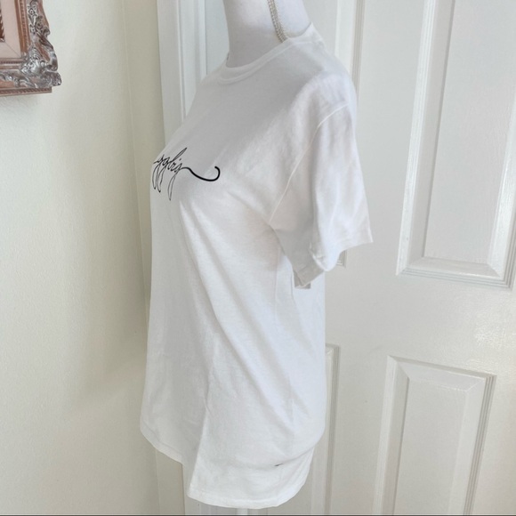 Gildan Unisex Novelty T-Shirt Sz Small White - Picture 3 of 5